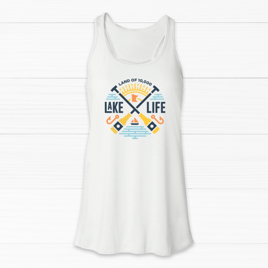 Lake Life Women's Flowy Tank